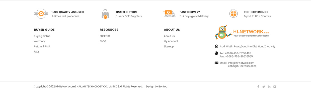 Hi-network網站商城網站案例 Hi-network網站商城網站案例